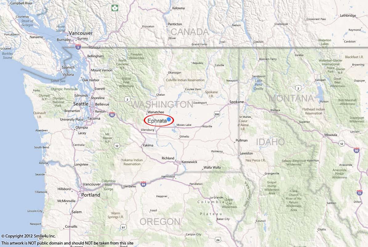 Acreage land by Ephrata Washington